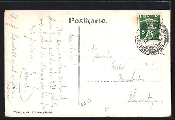 Cartoline postali: Weissbad bei Appenzell, Kurhotel mit Par – Usato da Berlin venduto da bartko-reher 1