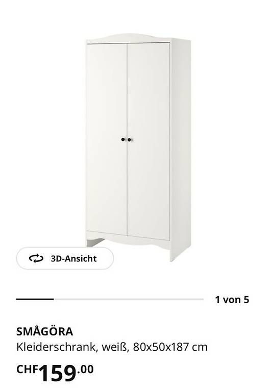 Ikea Schränke: Kinderkleiderschrank – Gebraucht aus Seedorf BE von gab_m58w 2