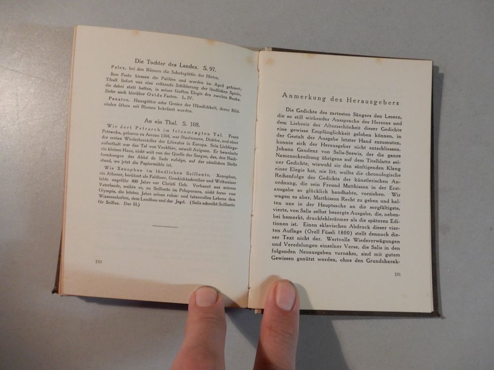 Livres: Gedichte von J. G. Salis - Vintage Buch für Sammler! 1924 – D'occasion à Erstfeld par Mario_boe0 8