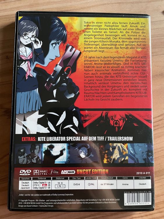 Anime Kite Liberator Angel of death Film Kaufen auf Ricardo