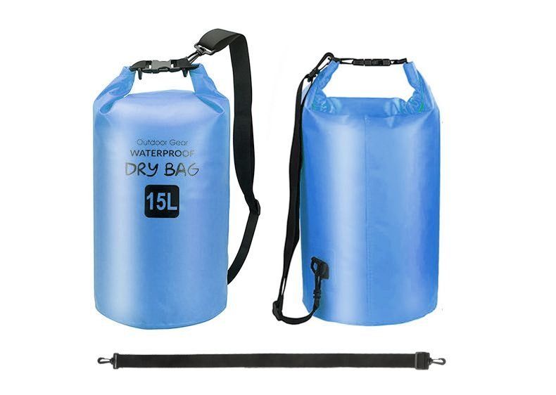 Zaini: Sac Sec étanche avec Anse réglable 5L Bleu – Nuovo e nell'imballaggio originale da Morges venduto da All4nature 2