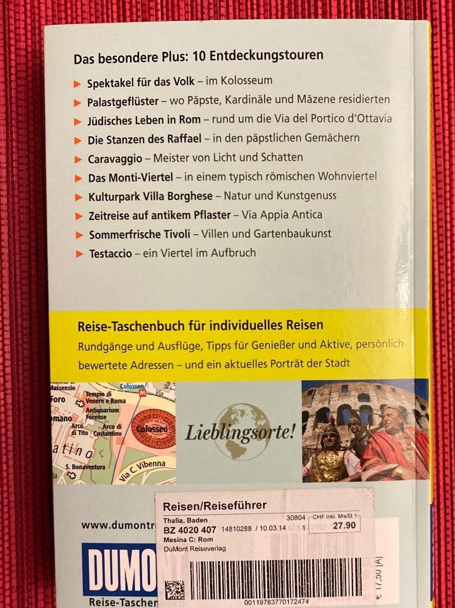 Libri: Dumont Reiseführer Rom, 2012, mit Karte – Usato da Baden venduto da Yoyo1 2