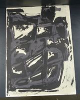 Abstrakte Lithografie Marcel Schaffner, signiert, nummeriert