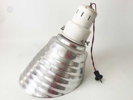 Vintage Foto Studio Scheinwerfer Spot Aluminium Antik Lampe