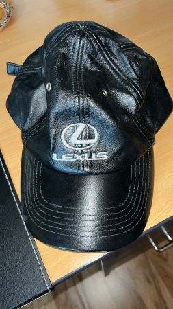 Leder Kappe / Cap von Lexus, schwarz, neuwertig, Top!