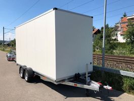 Kofferanhänger 4m Alutrailer Vezeko Anhänger Türe Kasten
