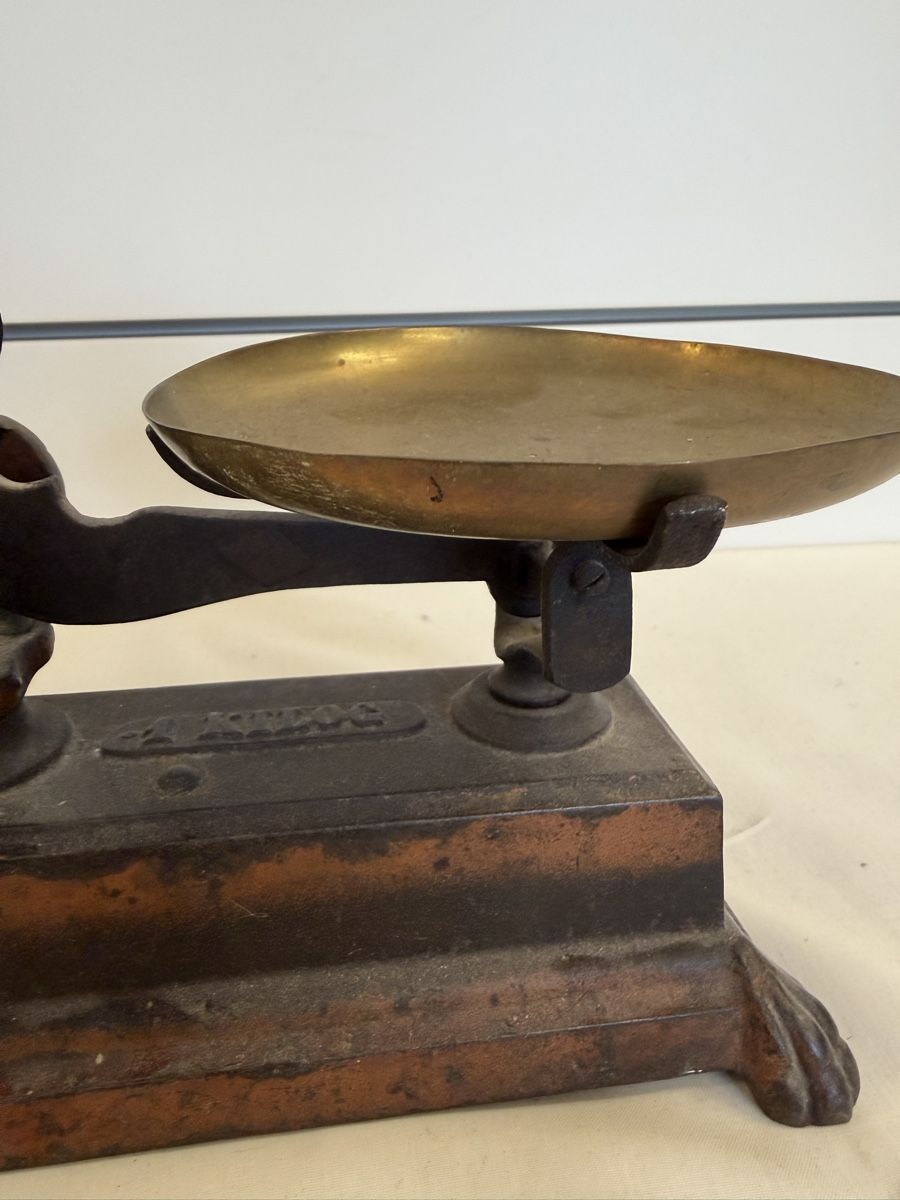 Bilance e pesi: Balance ancienne en laiton et fer  – Usato da montreux venduto da Always-Good 6