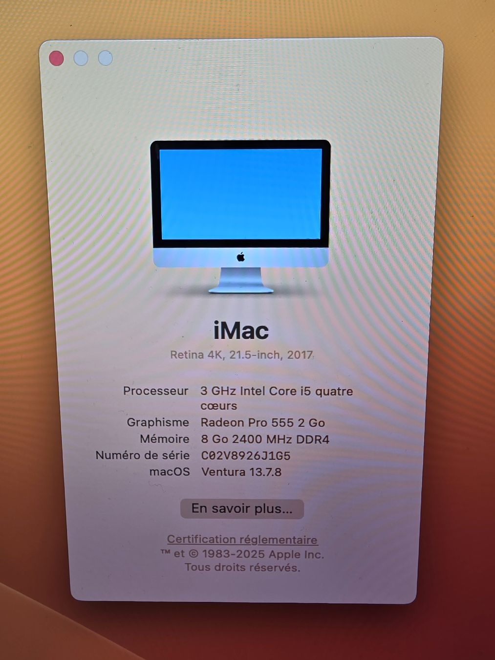 Apple PC: Apple iMac 21.5" Retina 4K – Usato da Courroux venduto da Davy642 1