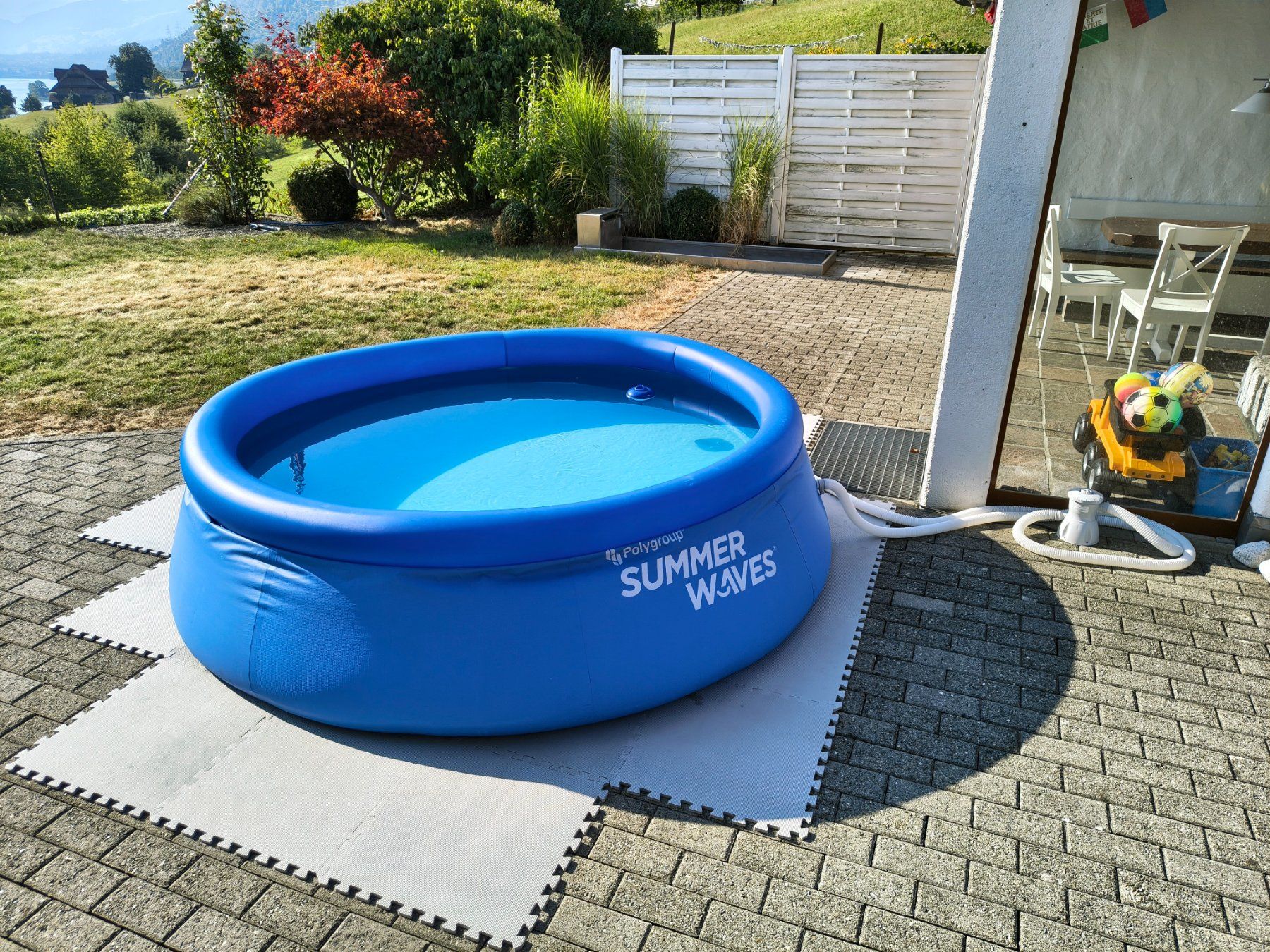 Piscine: Polygroup Summer Waves (Quick Set Pool) – Usato da Immensee venduto da salesolino