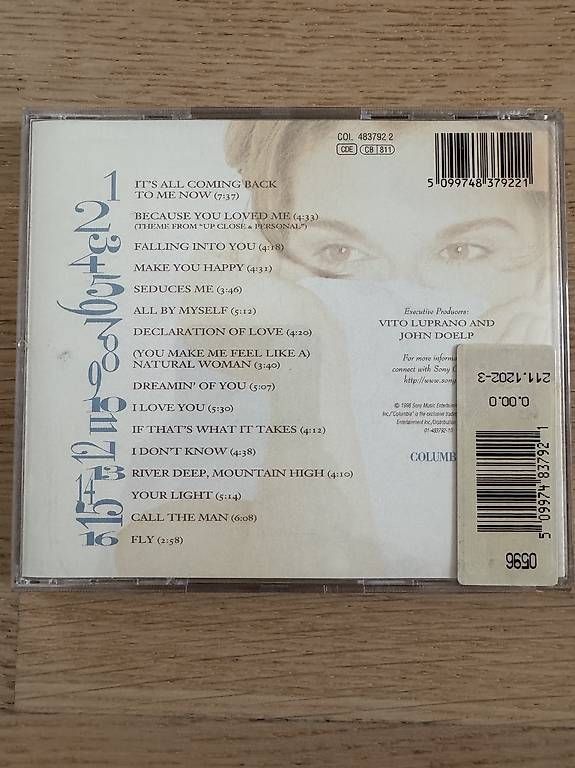 CD: Celine Dion - Falling into you – Usato da Brütten venduto da voene77 1