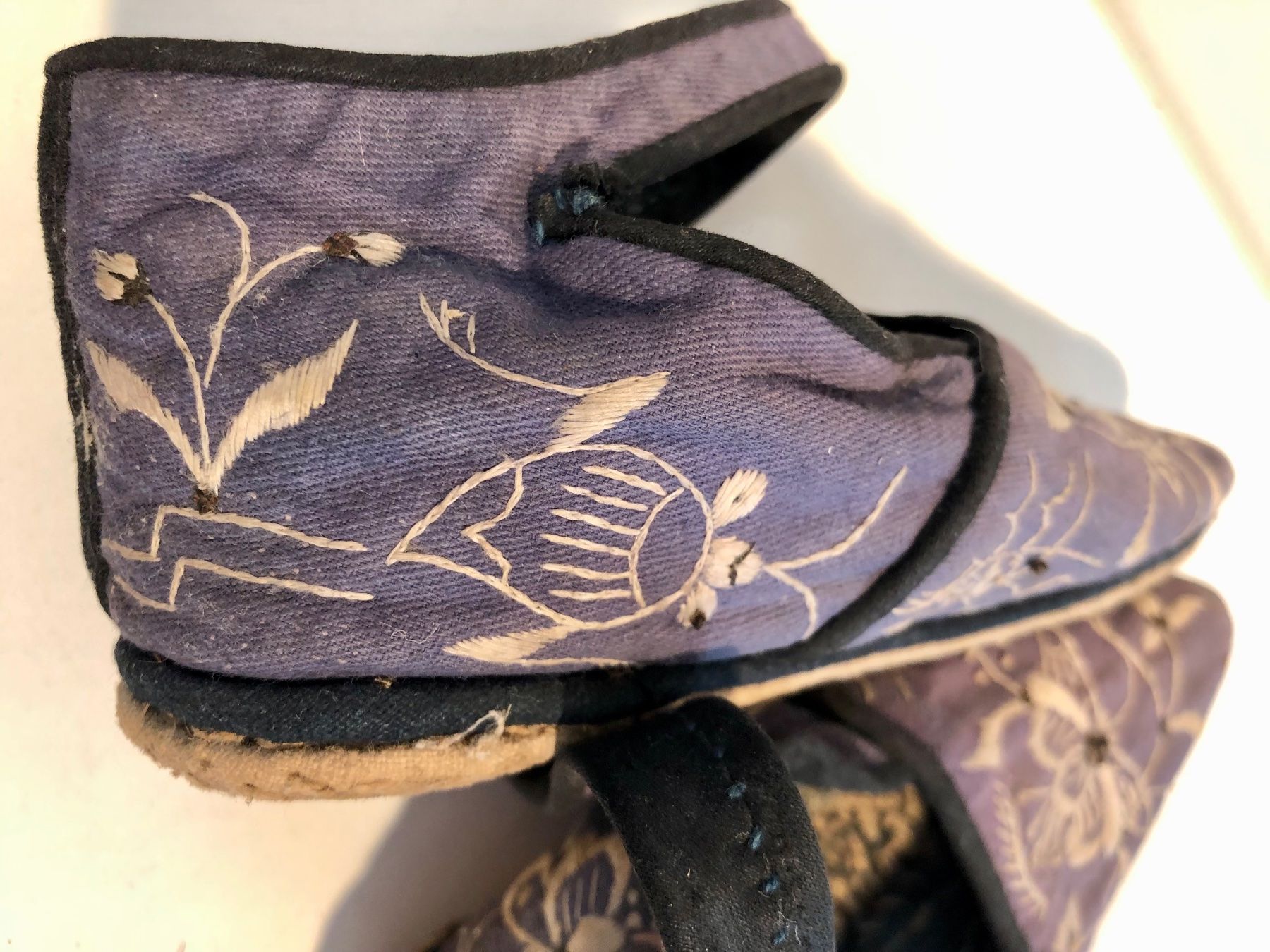 Damenschuhe: China Textil Lilienschuhe antik – Gebraucht aus Basel von chinarh891 5