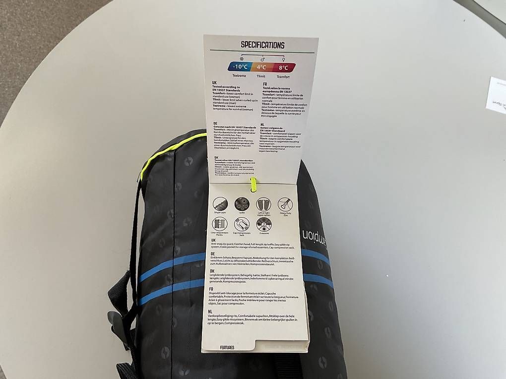 Sacchi a pelo: Outwell Champion Schlafsack  – Nuovo e nell'imballaggio originale da Ebikon venduto da Portmann_Sport 3