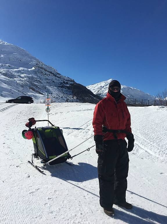 Rimorchi: Vermietung: Thule Chariot Ski Set – Usato da Bern venduto da Tritt 3