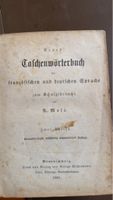 Antikes Taschenwörterbuch Französisch/Deutsch von 1884