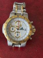 Adidas Chronograph Stahluhr Goldfarben guter Zustand
