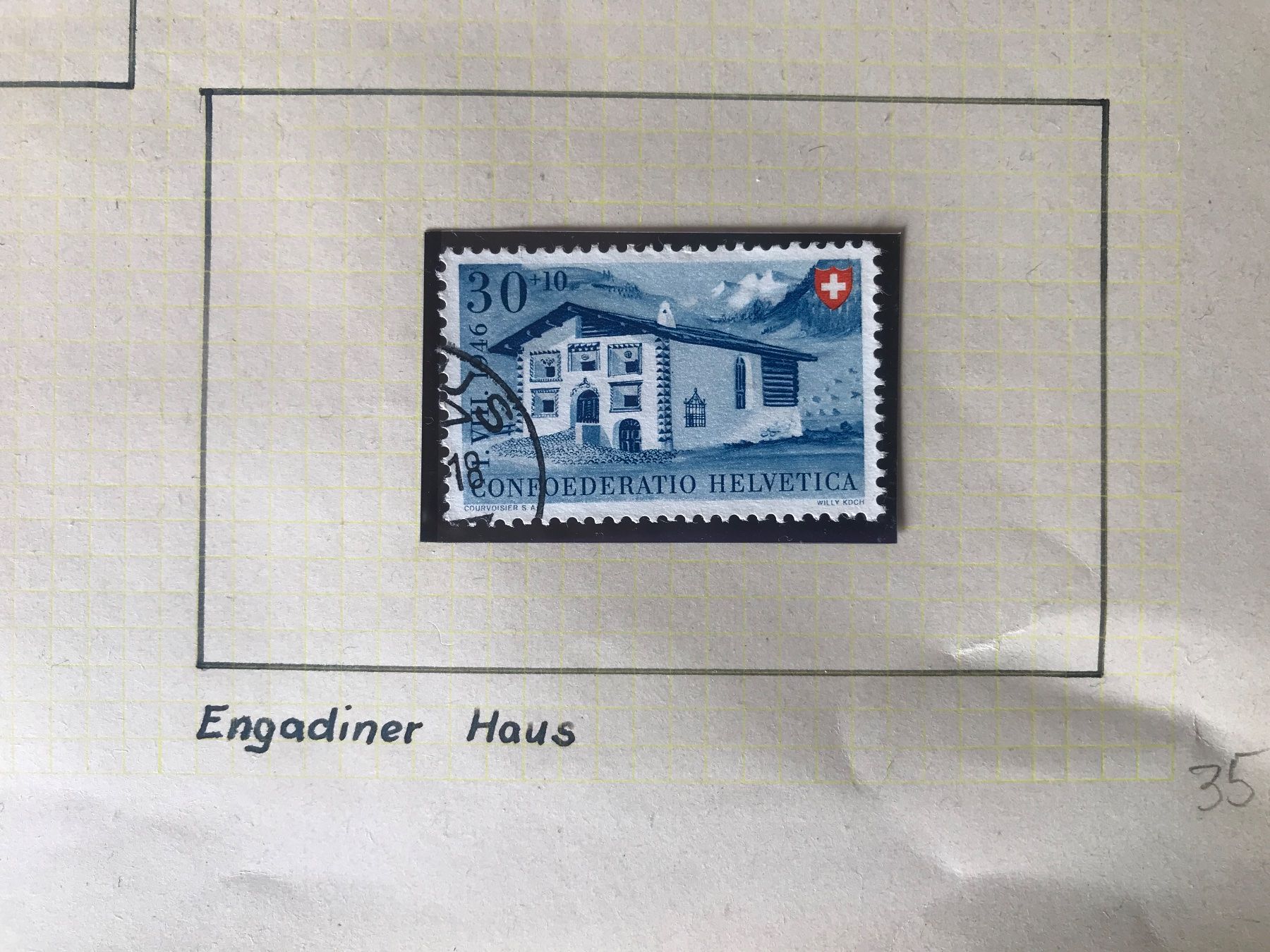 Alle Briefmarken: 1946, Pro Patria Satz mit Abarten – Gebraucht aus stäfa von brandy66 2
