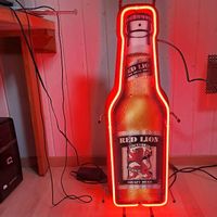 Enseigne lumineuse Löwenbräu Zürich Red Lion