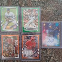 Topps Baseball Karten 5 Stück, alle nummeriert