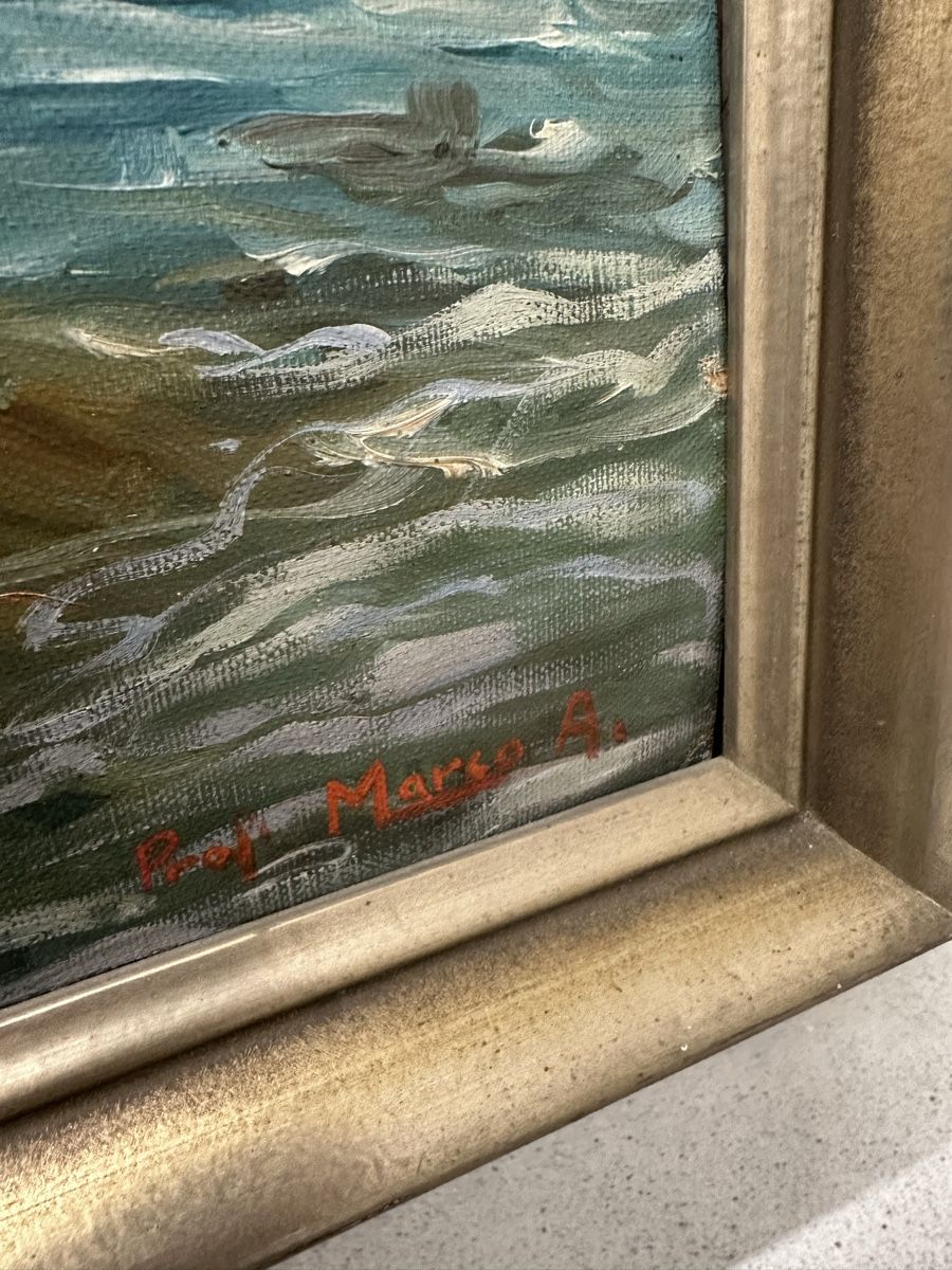 Dipinti: Gemälde Meerküste Wasser 🌊 🖼️ – Usato da Ebikon venduto da Gaenggeliwaar 3