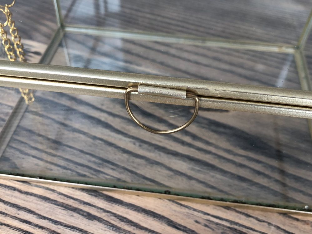 Bellabon Vintage Schmuckschatulle - Sechseckige Glasbox Für Ringe