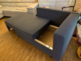 Schlafsofa, Couch, mit Stauraum, gebrauchter Zustand