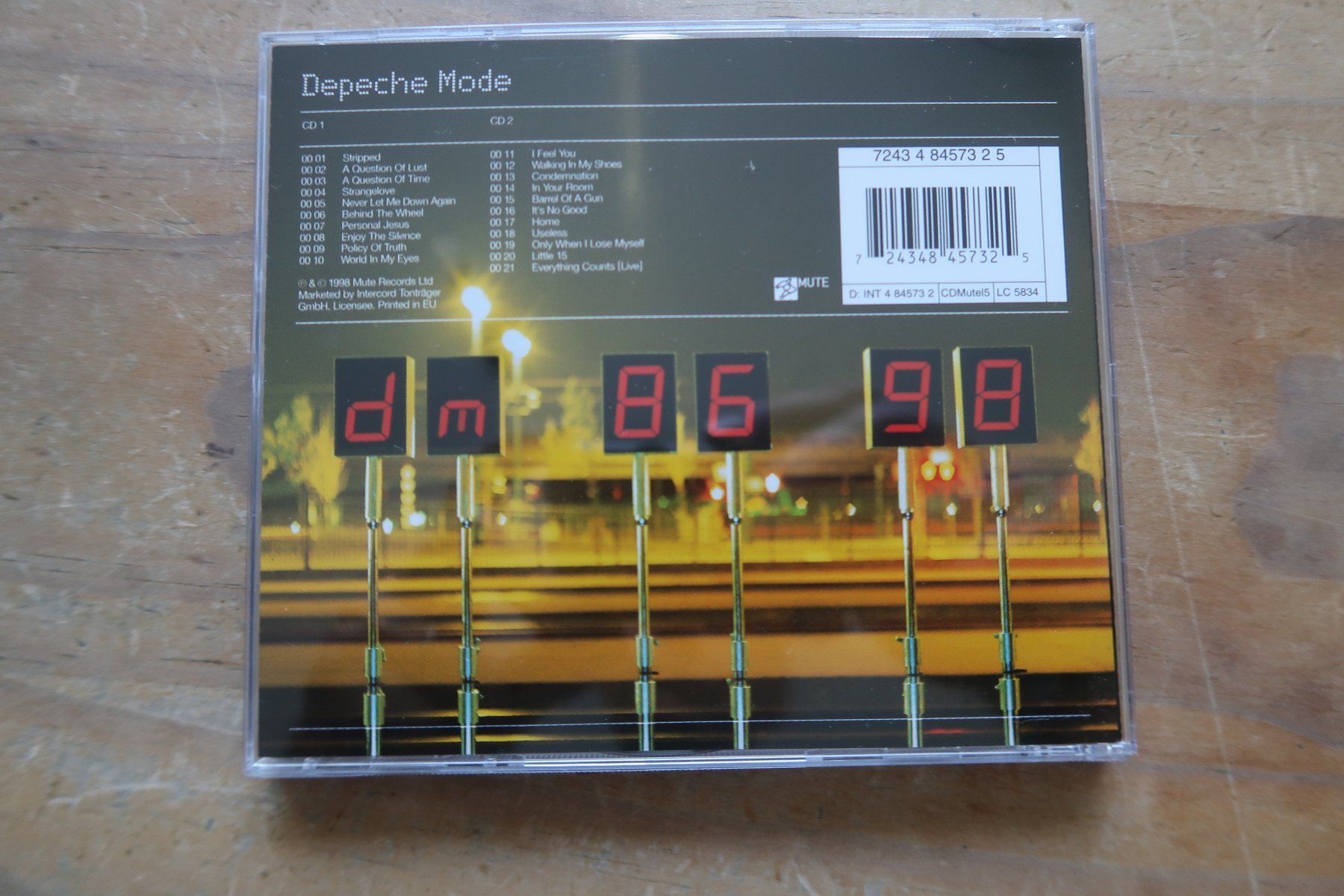 CD: DEPECHE MODE - THE SINGLES 86 - 98 - 2x CD – Usato da Basel venduto da Patiscat 1