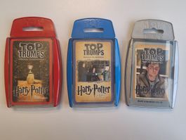 Top Trumps: Harry Potter Spielkarten Set, 3 Spiele zusammen
