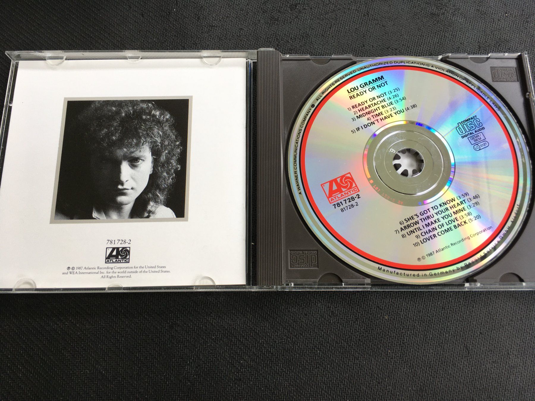 CDs: Lou Gramm - Ready or not -CD- – Gebraucht aus St.Gallen von MedienJoe 1