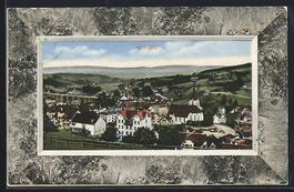 Herisau, Gesamtansicht vom Berg aus, im 
