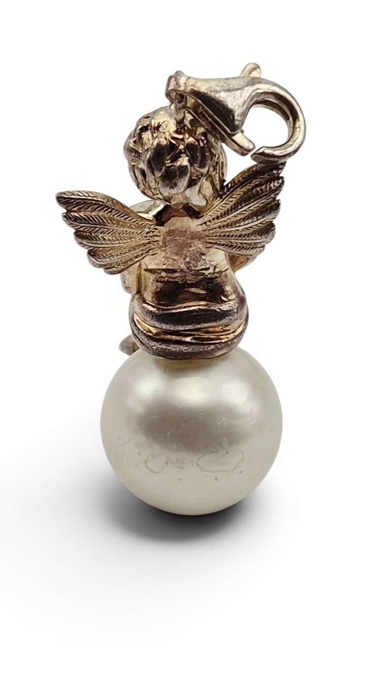 Thomas Sabo Anhänger: Pendentif Ange Cupidon THOMAS SABO Argent & Perle – Gebraucht aus Clarens von Rimany 1