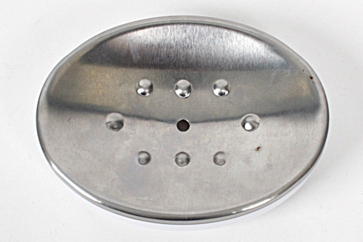Seifenschalen: SEIFENBEHÄLTER mit silbrigen Deckel – Gebraucht aus Zollikofen von Restwert_Zollikofen
