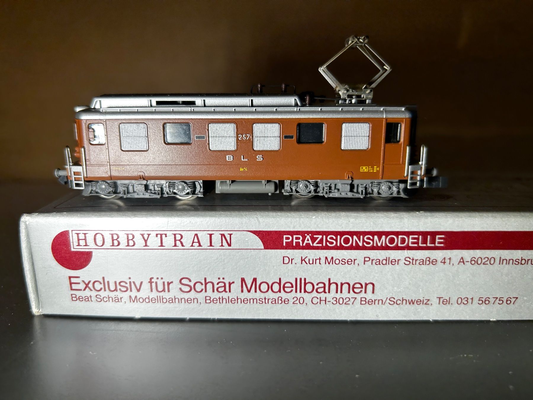 Hobbytrain Modellini di ferrovie: Hobbytrain 11441 E-Lok Ae 4/4 BLS, Spur N – Usato da Salvenach venduto da Ricardo3280