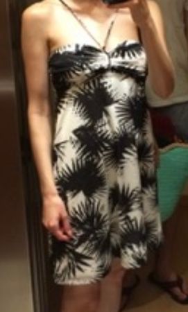 MNG Sommerkleid, schwarz-weiss, Gr. S 🌴