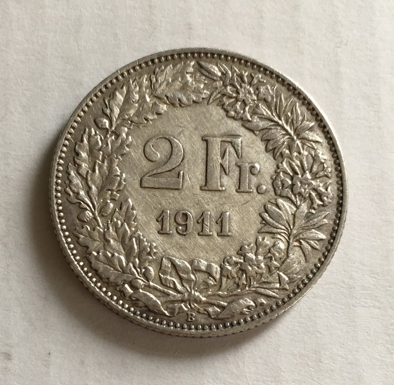 Tutti le monete: 1911 2 Franken -unz – Usato da Kirchberg SG venduto da Zenhad69