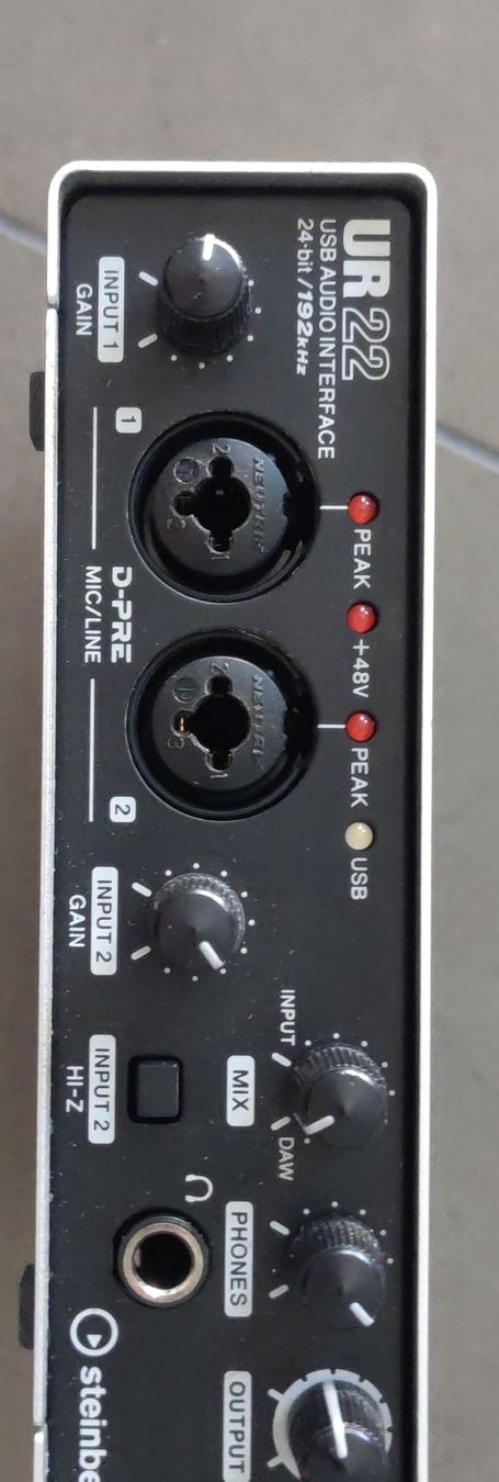 Equipement studio: Steinberg UR22 USB Audio Interface 24-bit/192 kHz – D'occasion à Winterthur par daveinde