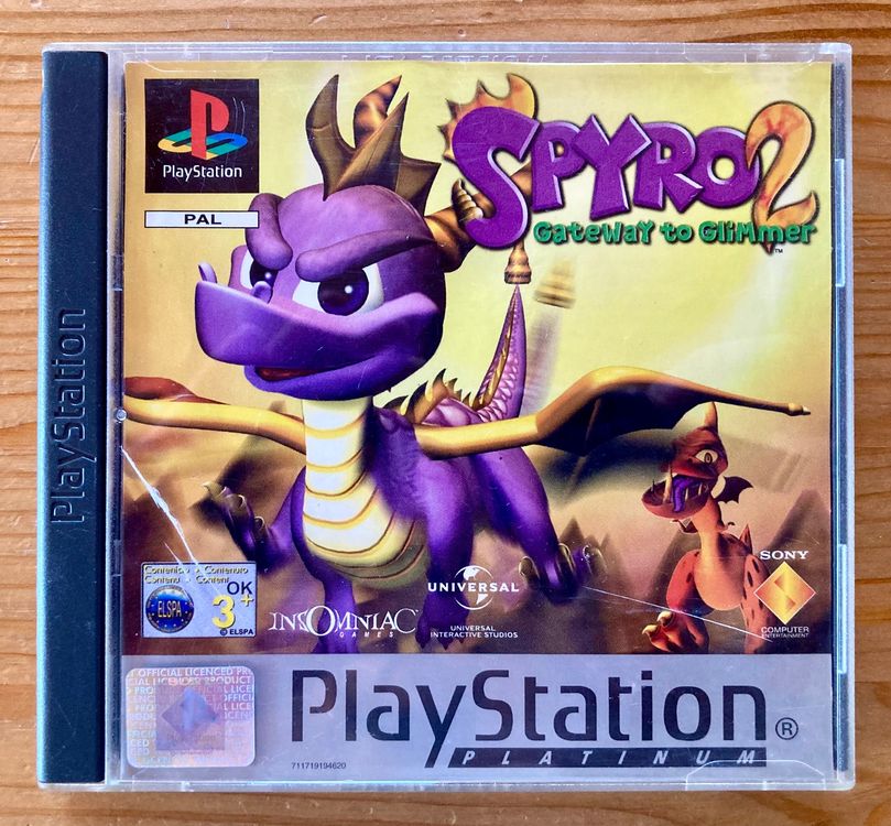 Spyro 2 Gateway To Glimmer PlayStation 1 (PS1)