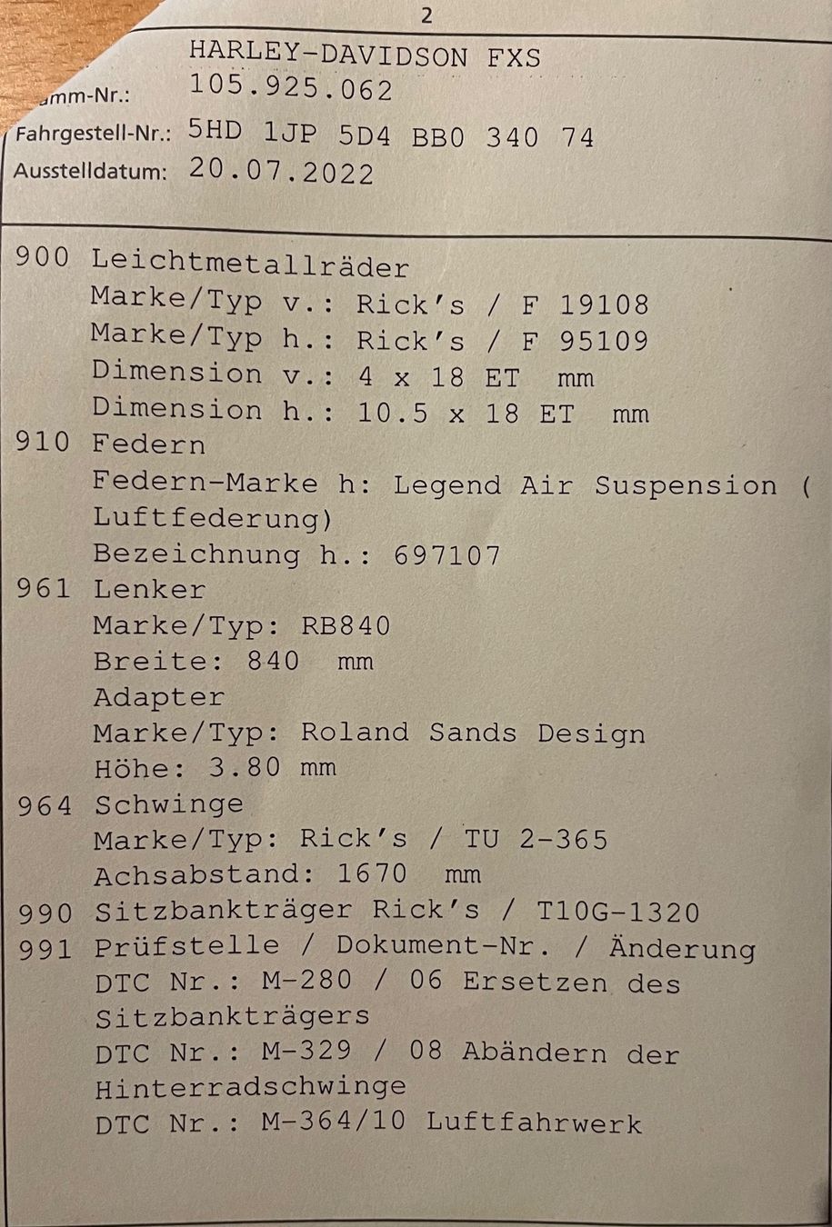 Harley-Davidson Chopper: Harley Davidson FXS – Usato da Siebnen venduto da manuro65 2