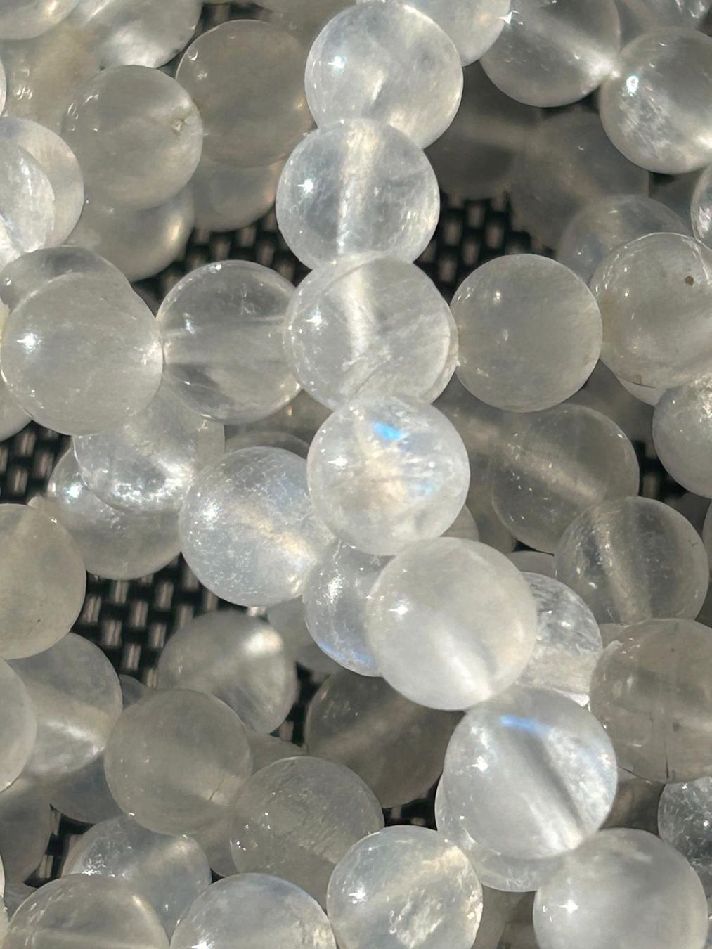 Minerali & Pietre curative: Strang echte Moonstone Level 1 / stone beads 6 mm – Nuovo e nell'imballaggio originale da Niederrohrdorf venduto da Ytobi 1