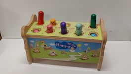 Holzspielzeug Klopfbank Happy Mole Kinder, Holz (L27)