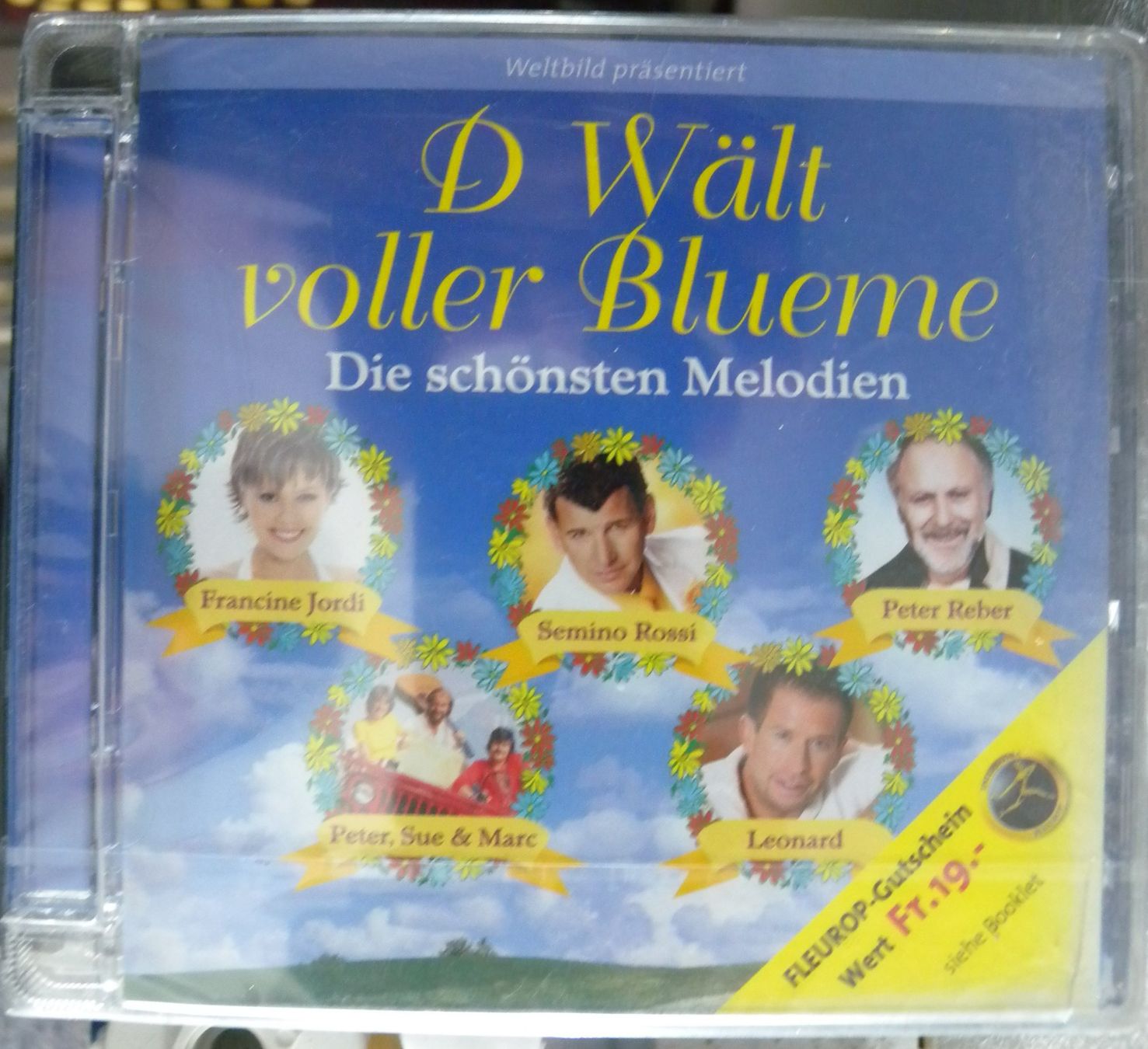 CD: Schlager CD - D'Wält voller Blueme – Nuovo e nell'imballaggio originale da Hauenstein venduto da davia72