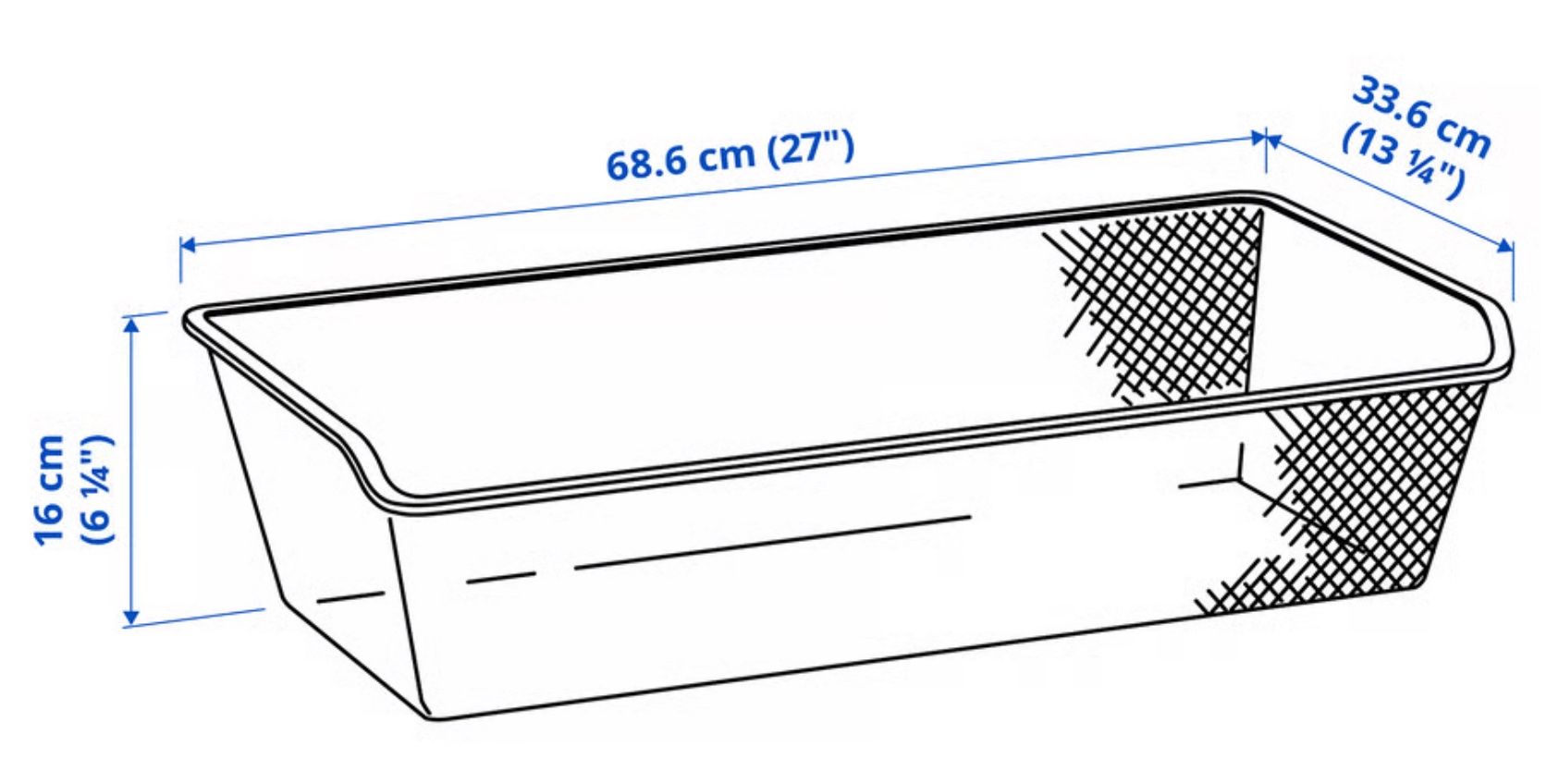 Ikea Altro per la casa: 8x IKEA Komplement Netzdrahtkörbe weiss 75x35 cm NEU – Nuovo e nell'imballaggio originale da Esslingen venduto da Danielp 4