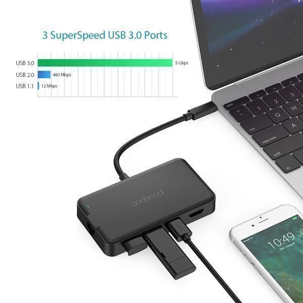 Hubs & Switches: 8-in-1 USB-C Hub MacBook Pro – Neuf avec emballage d'origine à Zürich par shop-247 2