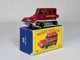 Matchbox, Lesney, 35, England, Snow Track, rot