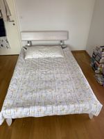 Bettrahmen weiss mit Lattenrost 120x200cm