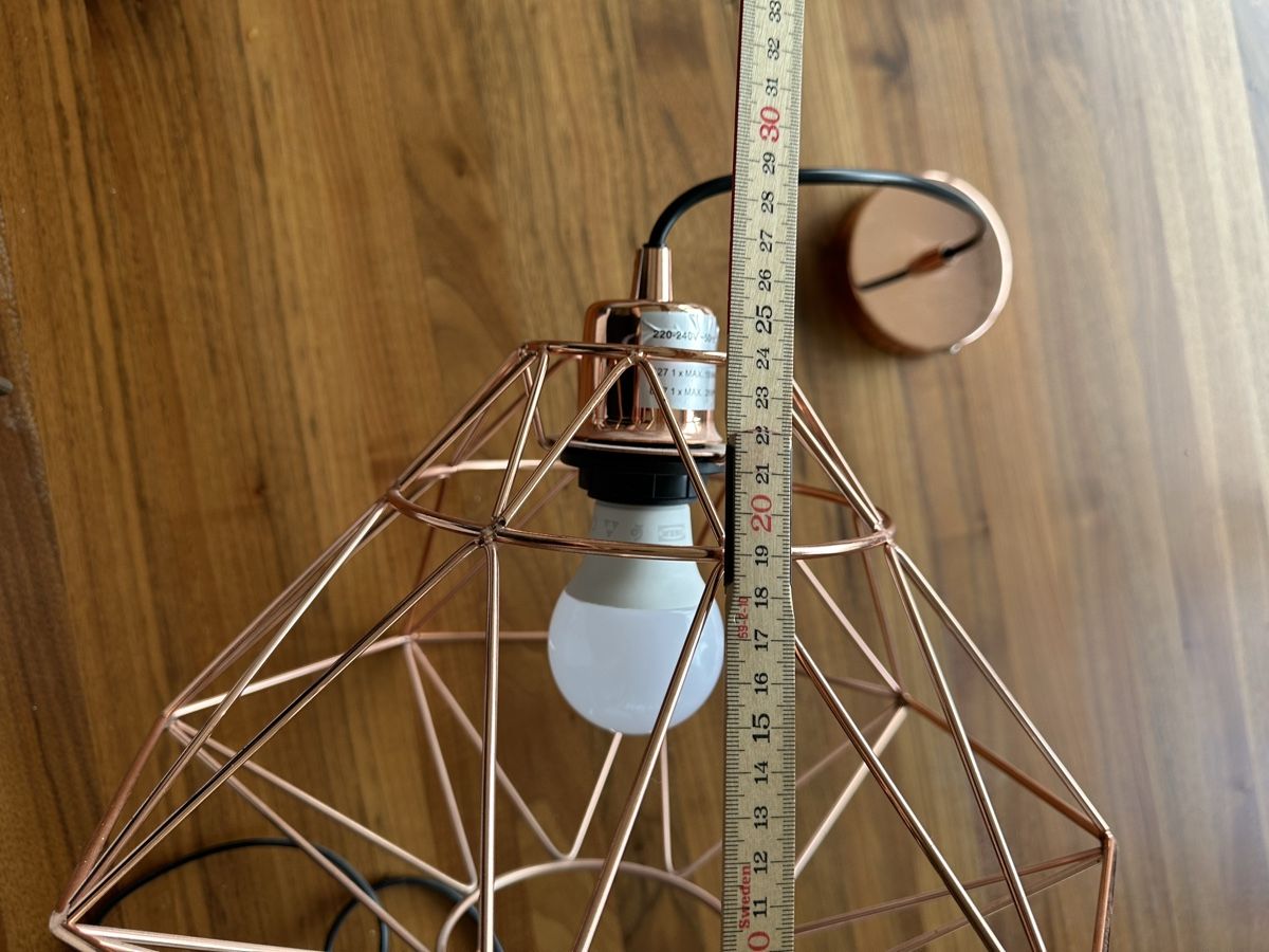 Lampadari & plafoniere: Hängeleuchte Drahtgitter, Diamantdesign, E27, gebraucht – Usato da St. Gallen venduto da lelibehli 2