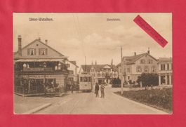 Unter-Wetzikon Lichtdruck Hauptplatz mit Tram
