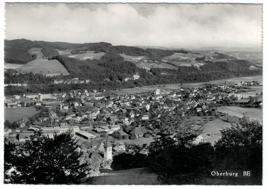 Cartoline postali: Oberburg, um 1945-50 – Usato da Frauenfeld venduto da POML