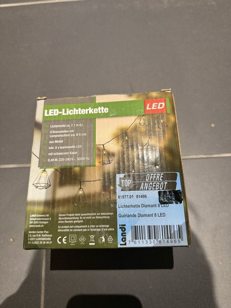 Ghirlande e barre luminose: Lichterkette – Usato da Bern venduto da Melodie0812 1