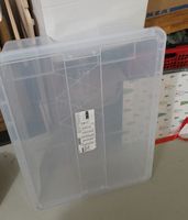 Aufbewahrungsbox transparent mit Deckel gebraucht