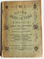 Guide de table ancien - Exposition Suisse, Genève
